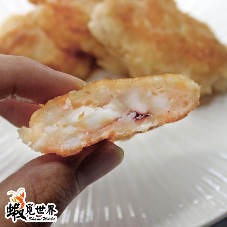 【蝦覓世界】手工花枝蝦排(200g/4片)