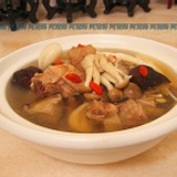 ☆阿清師★五星級精緻料理*養生菇燉雞 (雞湯)真正土雞腿，原價300元，總重量1200~1300G