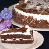 黑森林蛋糕 8吋14切已圍邊包裝好拿不沾手!