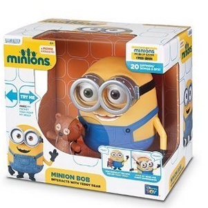 [小小兵BOB與泰迪熊] Minions 神偷奶爸 20種說話唱歌 互動玩偶玩具