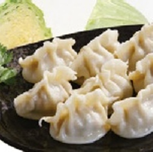 手工高麗菜豬肉水餃 特價：$100