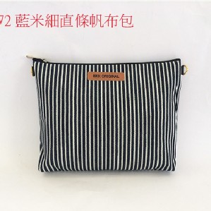 BKK Original (A072 藍米紅直條帆布包)