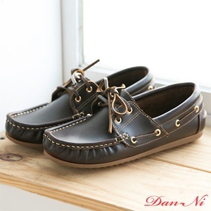 100%全真皮豆豆底帆船鞋 台灣手工鞋 丹妮鞋屋