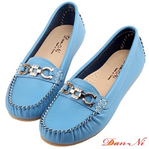樂福亮鑽飾品柔軟平底鞋 台灣手工鞋 丹妮鞋屋