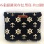 BKK Original (A076 船錨圖案布包 黑底 米白圖樣)