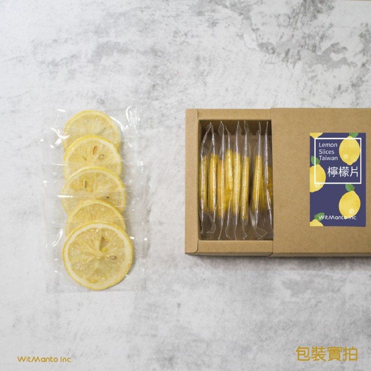 黃金檸檬片 盒裝 在地小農 乾燥檸檬片