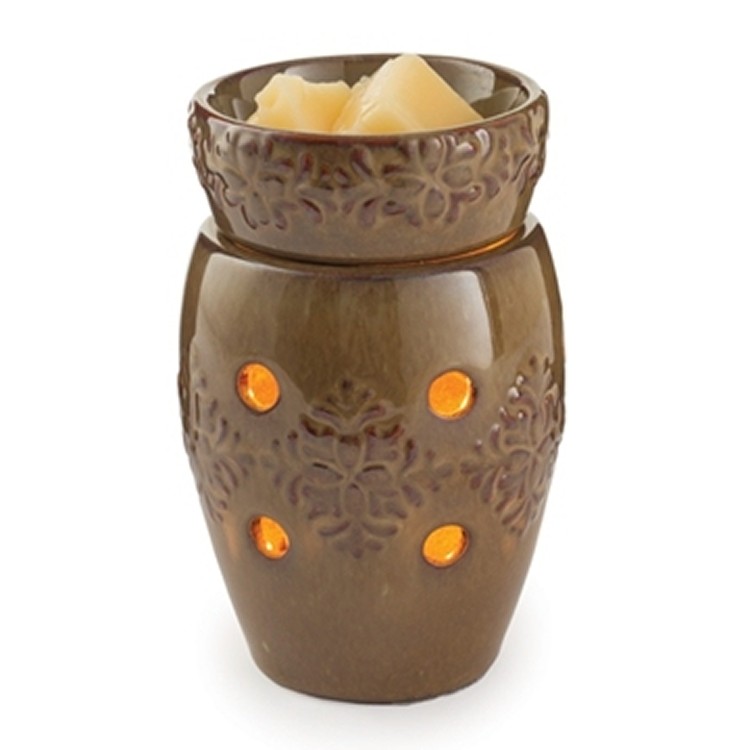 精巧薰香溶蠟暖台 (太妃棕)