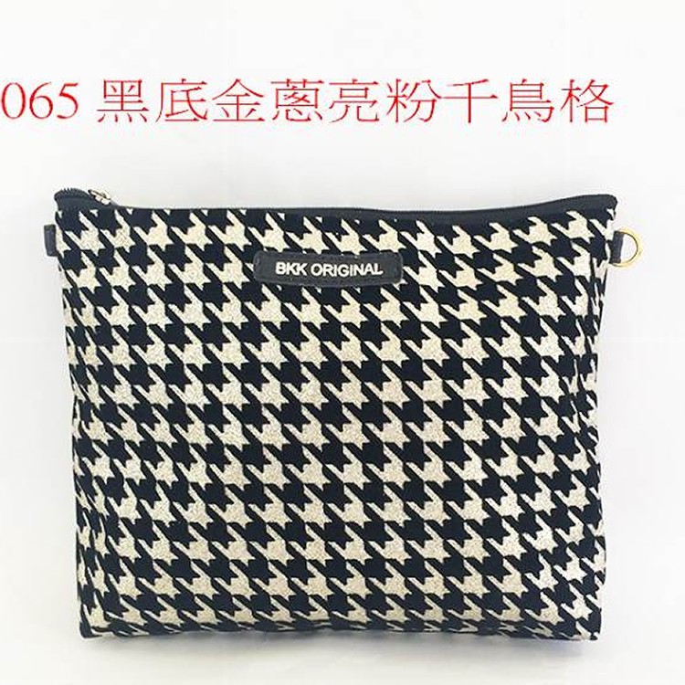 BKK Original (A065 黑底金葸亮粉千鳥格)