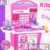 音樂聲光行動廚房組．收納箱款 有附電池喔...缺貨