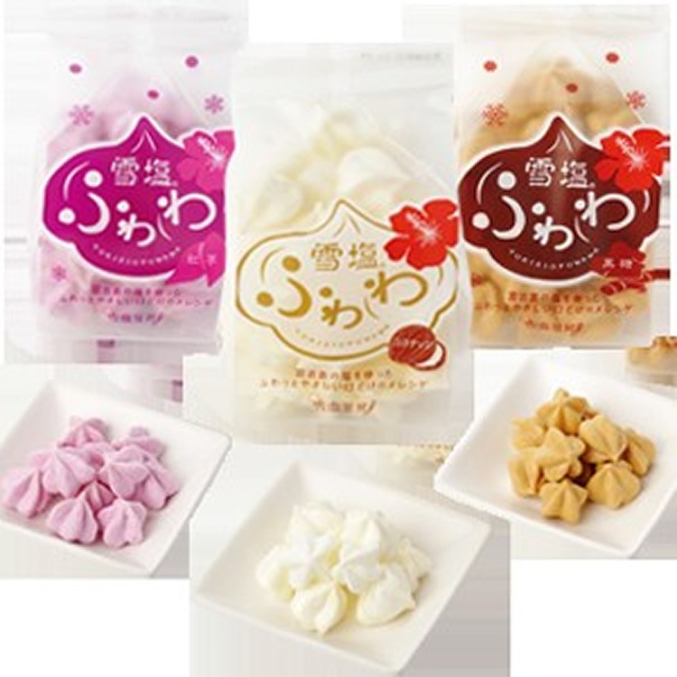 沖繩限定 宮古島 雪鹽糖 雪鹽棉花餅
