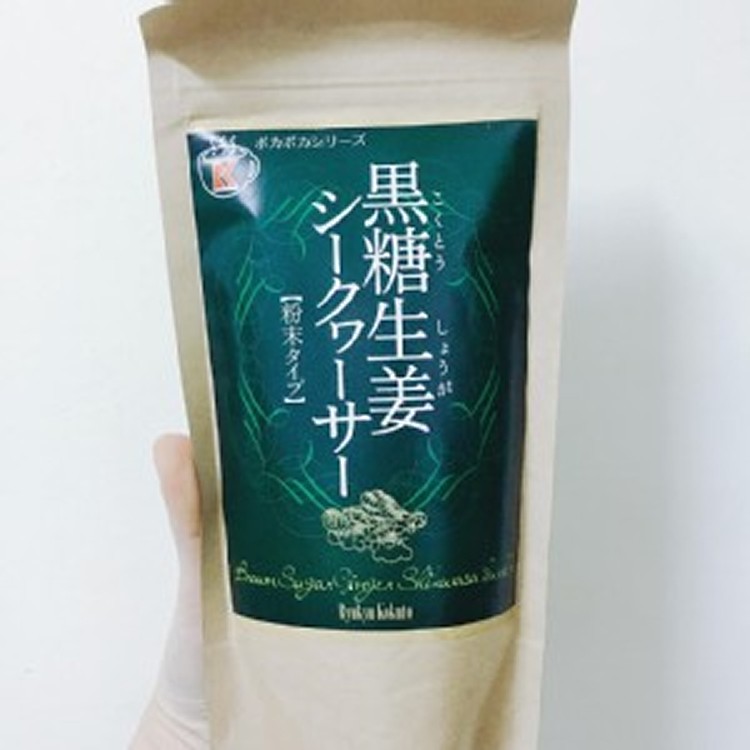 日本沖繩檸檬黑糖生薑粉 黑糖薑茶粉 180g