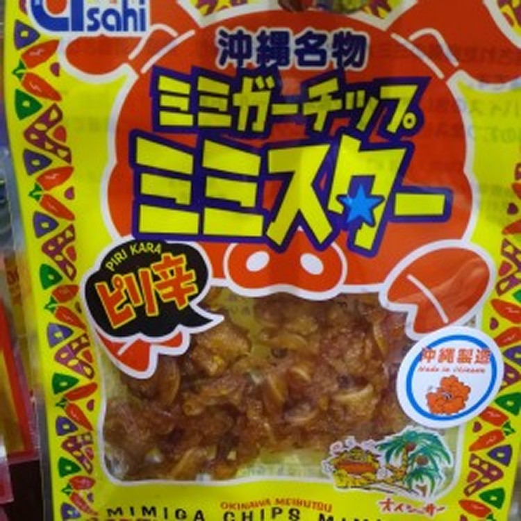 沖繩豬耳朵(辣味)10g