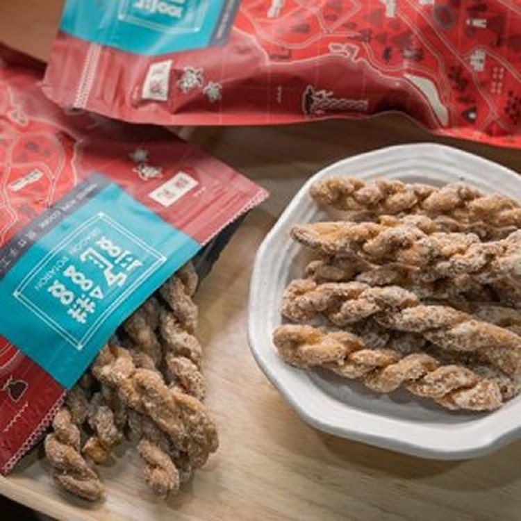 龍鑽烘炸手工麻花捲