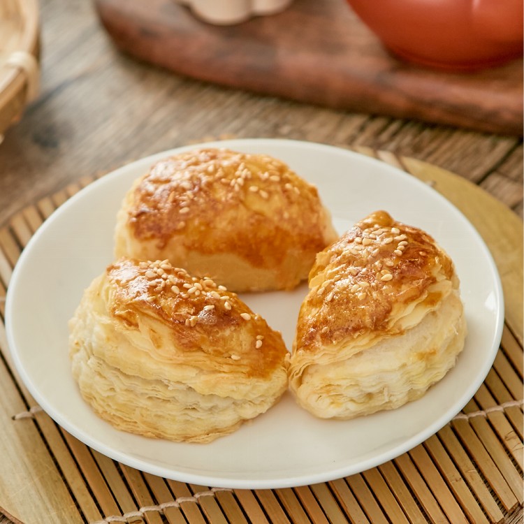 【萊記 Lai Chi】蜜汁叉燒酥 30年職人嚴選港式點心 港點燒賣 港式飲茶 下訂贈凍頂烏龍茶包