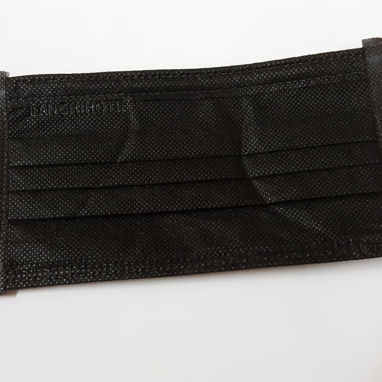 台灣製全黑口罩成人款