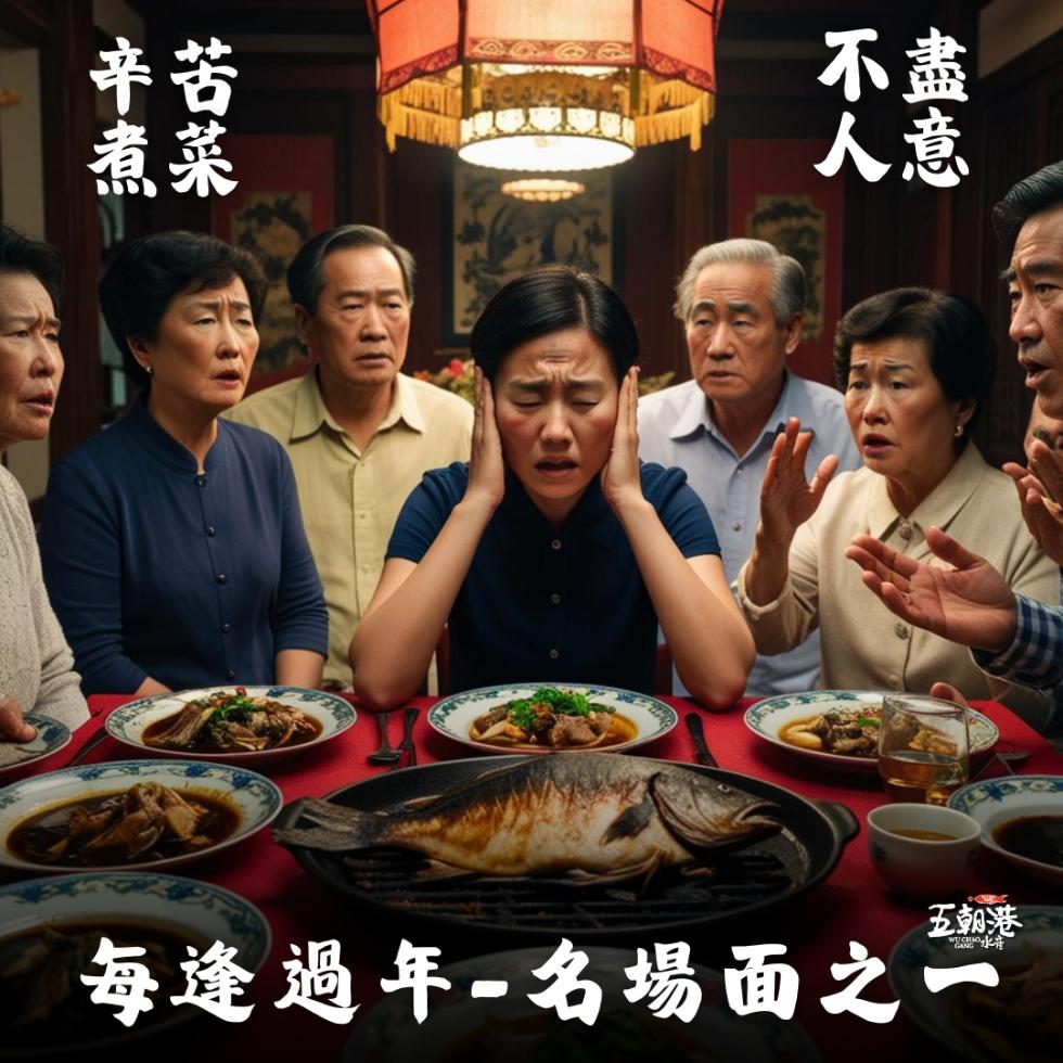 五朝港，每逢過年-名場面之一。