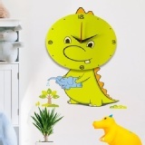 3D創意時尚壁貼靜音掛鐘_暴小龍-part 1