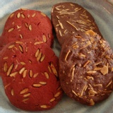 好好吃手作食品~手工餅乾3種口味試吃包~$30元 每人限購1包 旺仔餅*2 紅麴南瓜子*1 可可*1