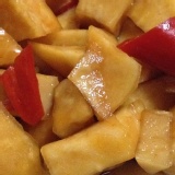 林家私房涼拌菜-辣味大頭菜 古早味鹹香帶辣又清脆的嚼感，讓你停不了口！