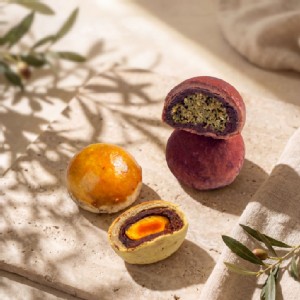 【揪嗨派】金月茶韻禮盒 杜拜巧克力月餅×紅玉紅茶蛋黃酥人氣中秋禮盒 月餅蛋黃酥伴手禮