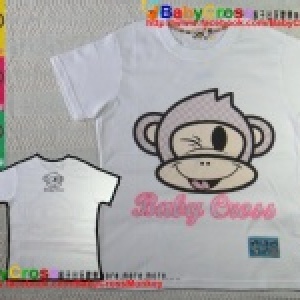 BabyCross猴子系列-猴子眨眨眼-小孩款白色