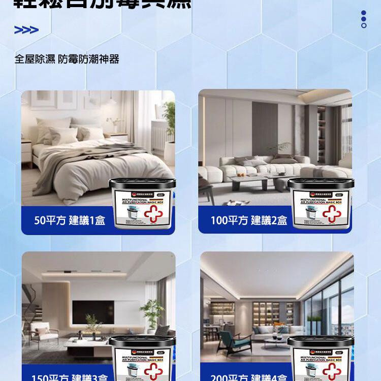 【CityStar】持久除塵除濕多功能清潔凈化魔盒