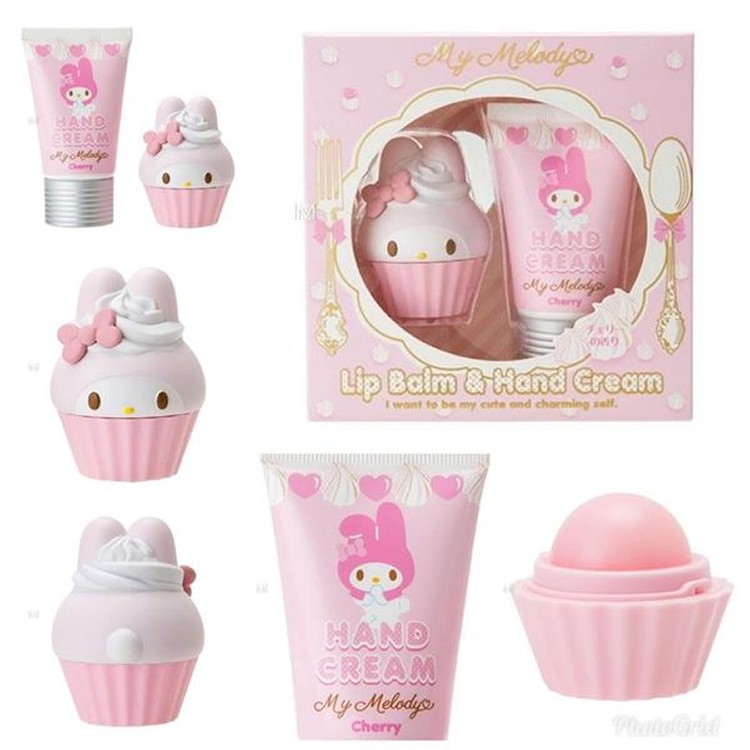 預購~日本三麗鷗 甜點造型護唇護手組合(請備註款式)