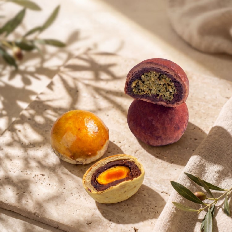【揪嗨派】金月茶韻禮盒 杜拜巧克力月餅×紅玉紅茶蛋黃酥人氣中秋禮盒 月餅蛋黃酥伴手禮