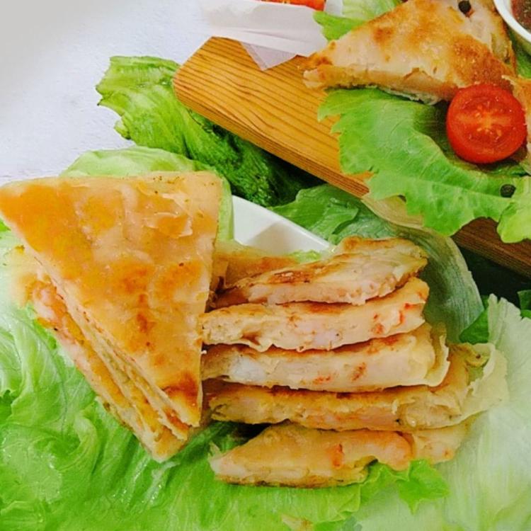 【五朝港水產】蝦爆了月亮蝦餅|滿滿蝦仁|可看見整尾蝦仁|肉質Q彈|皮薄蝦多