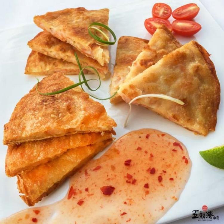 【五朝港水產】蝦爆了月亮蝦餅|滿滿蝦仁|可看見整尾蝦仁|肉質Q彈|皮薄蝦多