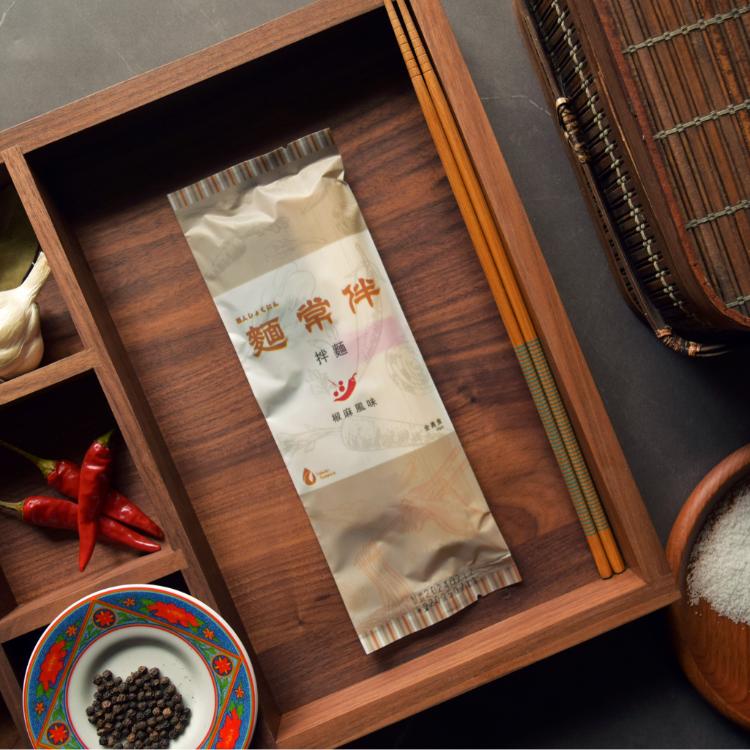 饌禮盒-麵常伴 椒麻風味拌麵 6入+日月潭之舞紅茶茶包8入