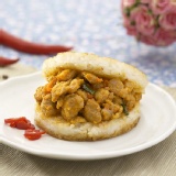 【紅龍】椒麻雞丁米堡(極辣)*2顆 特價：$89