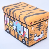 老虎車(動物園)收納凳(大款) 玩具箱/收納箱
