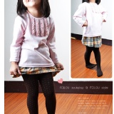 兒童褲襪-8720點點