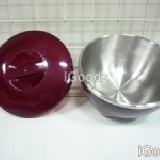 雅緻 0.9L 隔熱碗 耐熱90度 含蓋 優質不銹鋼 ABS食品級塑料