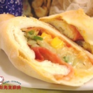 培根-糖果披薩卷