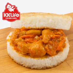 【KK Life-紅龍】川味椒麻雞丁米漢堡3顆
