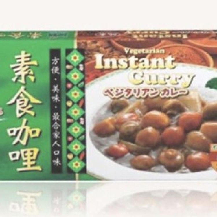 穀盛素食咖哩塊