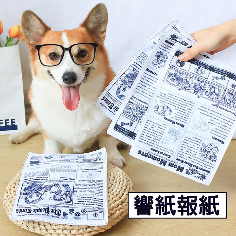 【CityStar】寵物狗狗發聲報紙可耐咬磨牙自嗨玩具