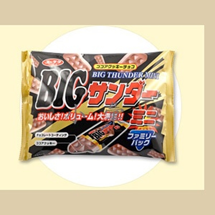日本 BIG MINI 袋裝 迷你大雷神巧克力 185g 家庭號