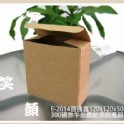 E-2014普通盒120x120x50mm牛皮紙空盒牛皮紙盒包裝盒