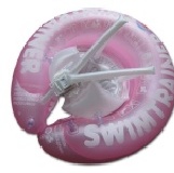 專利泳圈/溫泉泳圈/ 嬰兒游泳背圈/ 腋下游泳圈 (含打氣筒及修護組)_粉色 任選2件$500