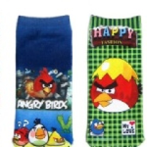 超受歡迎~兒童卡通襪_憤怒的小鳥 不挑款~3雙$100 特價：$100