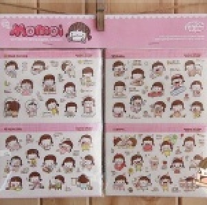 韓國貼紙 momosti大頭娃娃貼紙|日記裝飾貼