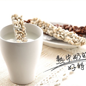 白米香棒 10入/盒(白巧克力+黑芝麻)