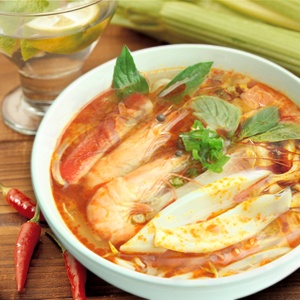 酸辣海鮮米線