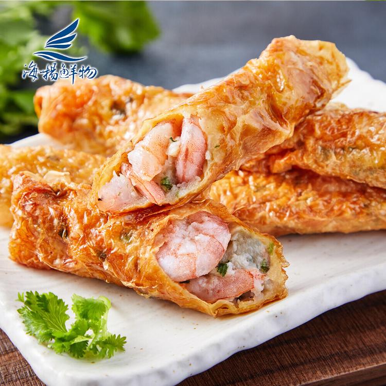 【海揚鮮物】滿滿蝦仁虎皮蝦捲 (180g) /月亮蝦餅(240g) 兩種任選