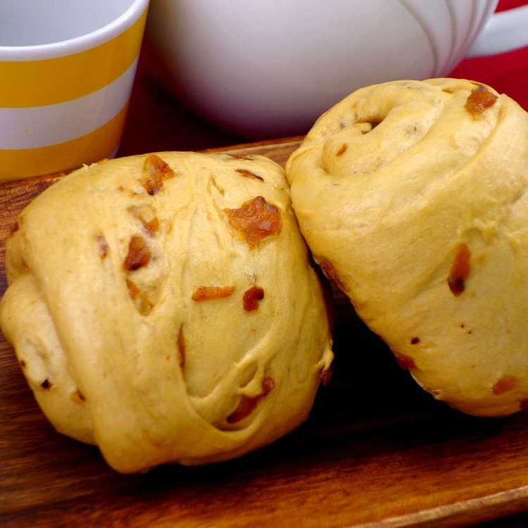 酒釀桂圓核桃饅頭-全素