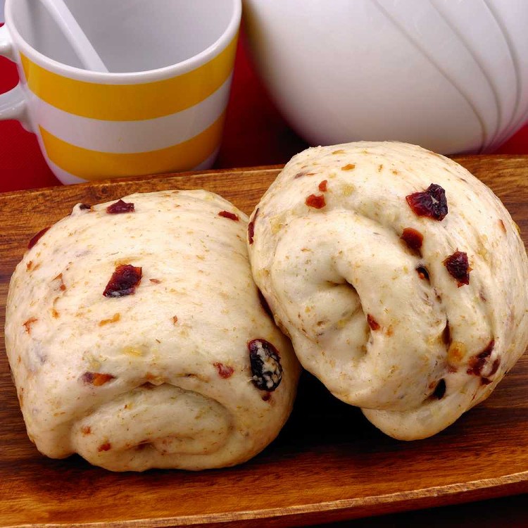 蔓越莓微甜饅頭-全素(紅色圓點)