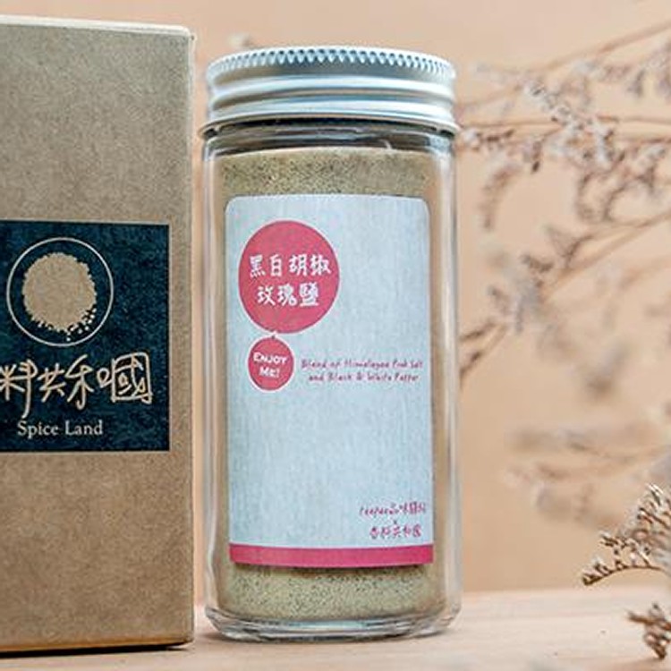 黑白胡椒玫瑰鹽80g